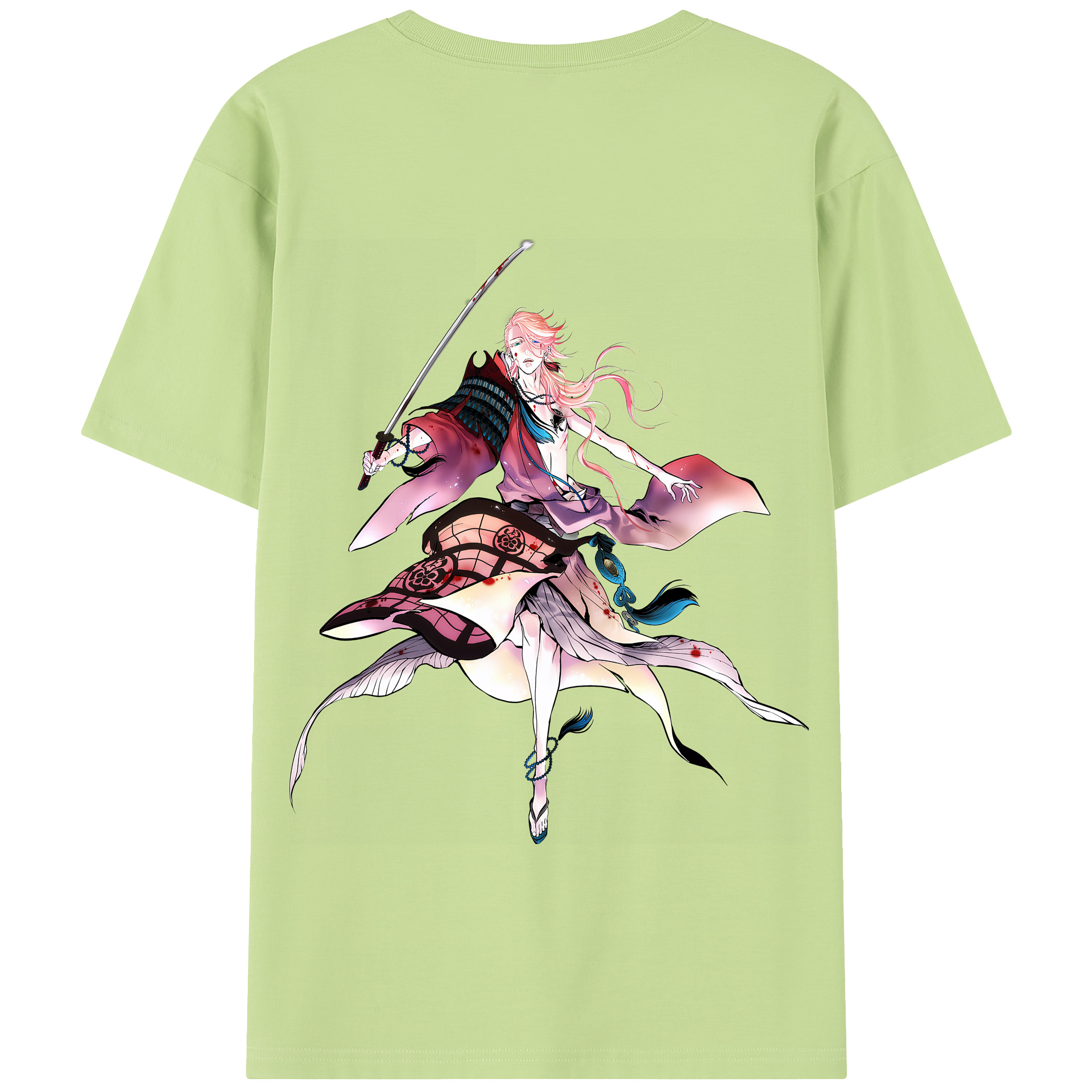 （画像用） 刀剣乱舞 Touken Ranbu 綿100％半袖Tシャツ（背面プリント）
